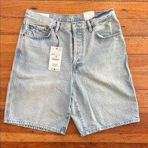 NEW- WTA- Zara- Men's Light Wash Denim Shorts